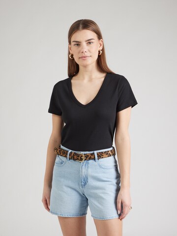 GAP - Camiseta en negro: frente