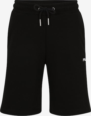 Regular Pantalon de sport FILA en noir : devant