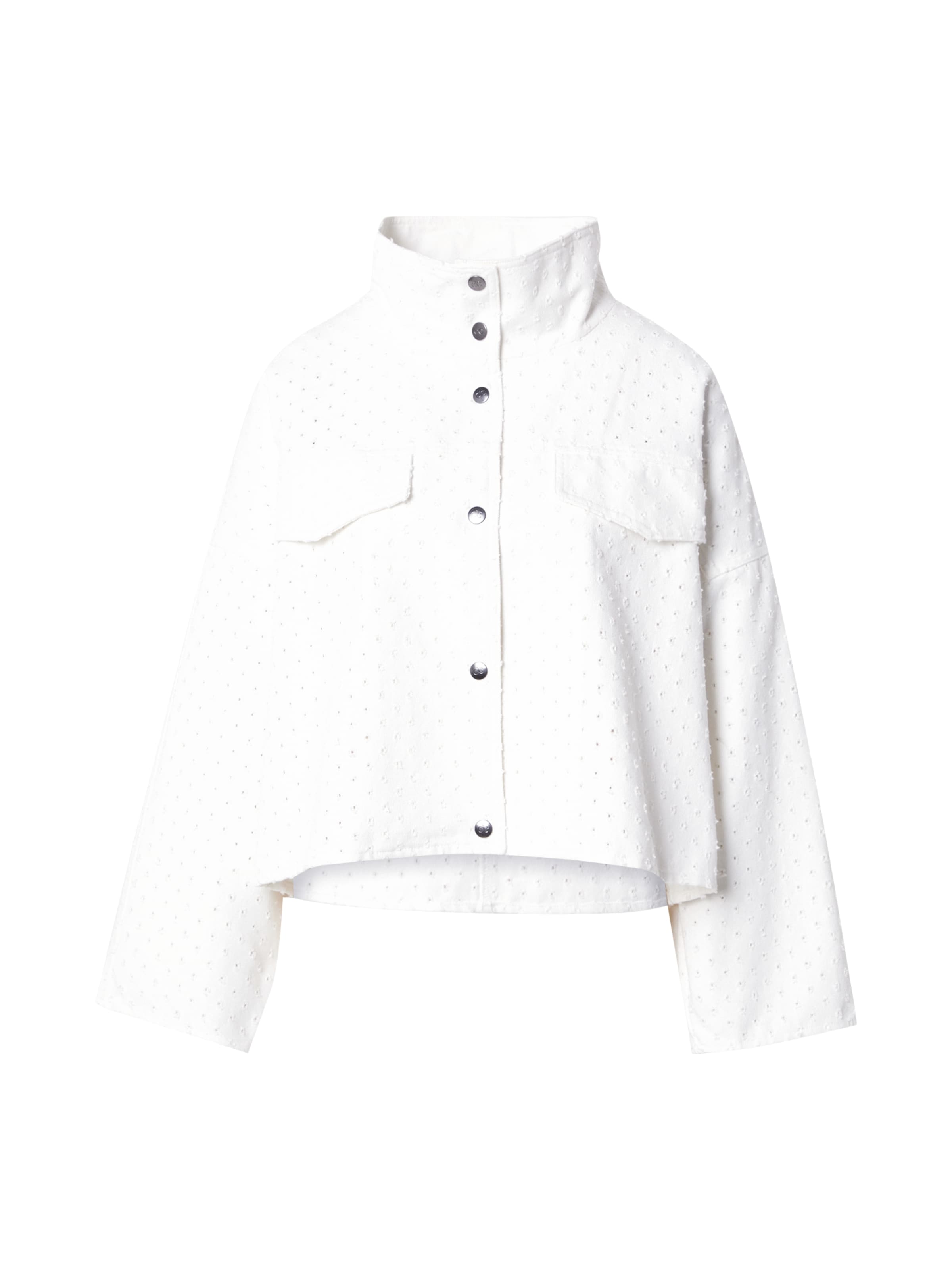 Giacca di mezza stagione 'Holly' di co'couture in bianco: frontale