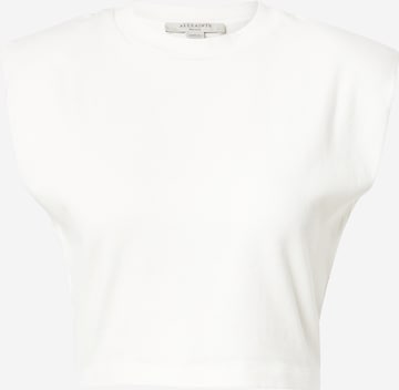 AllSaints Top 'Coni' in Weiß: front