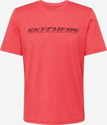 SKECHERS Funkční tričko 'Motion' – červená: přední strana