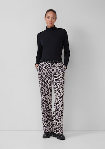 s.Oliver BLACK LABEL Wide leg Broek in Beige