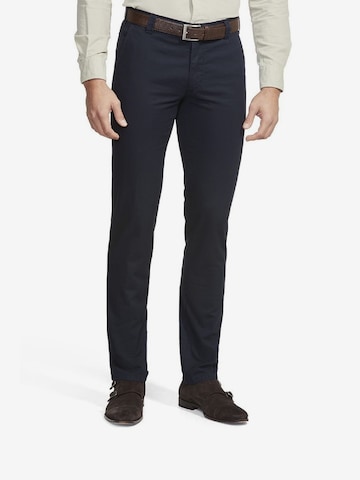 MEYER Slim fit Chino Pants 'Bonn' in Blue: front