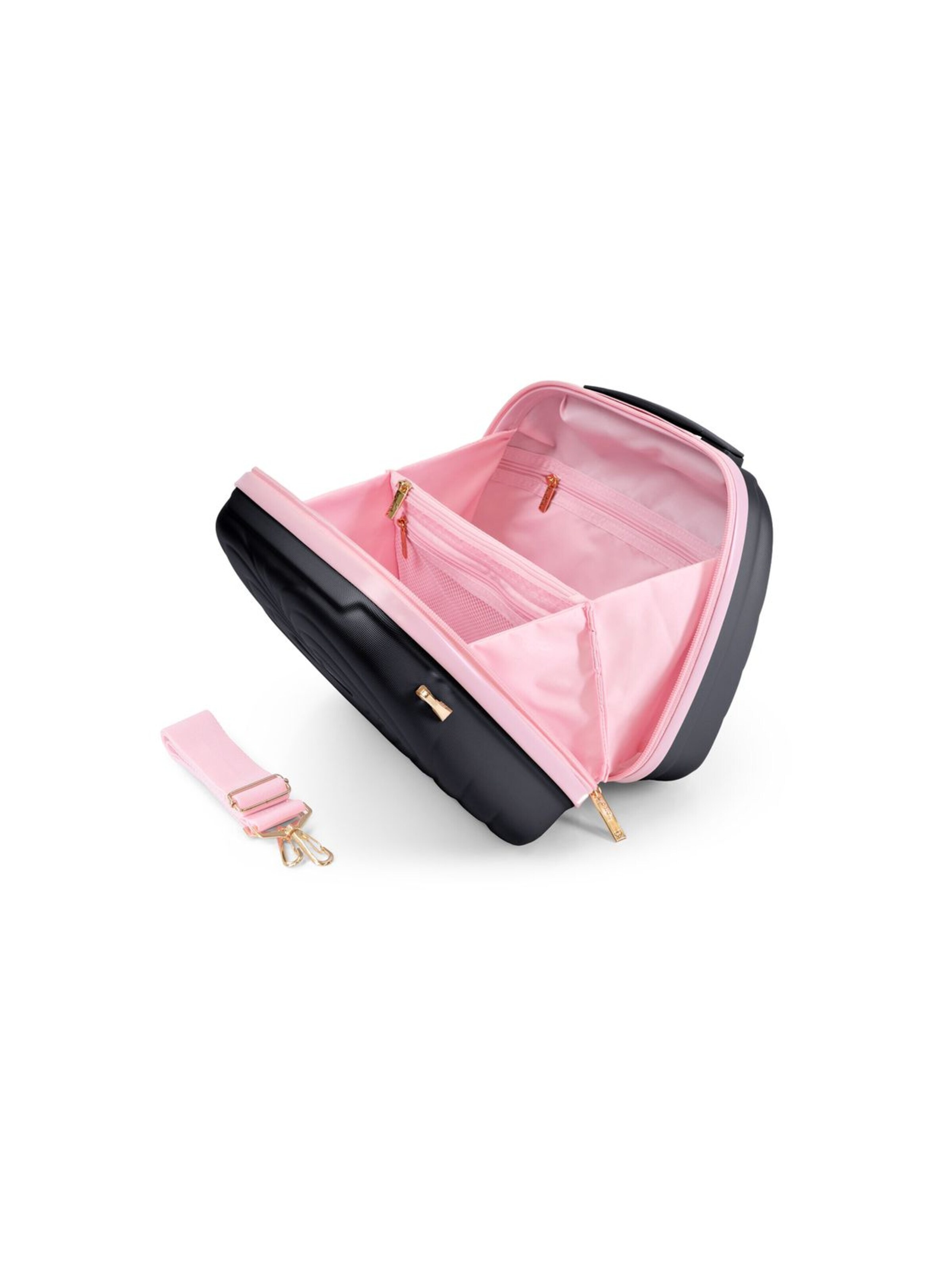 Braccialini - Bolsa de maquillaje 'Matelassé' en negro