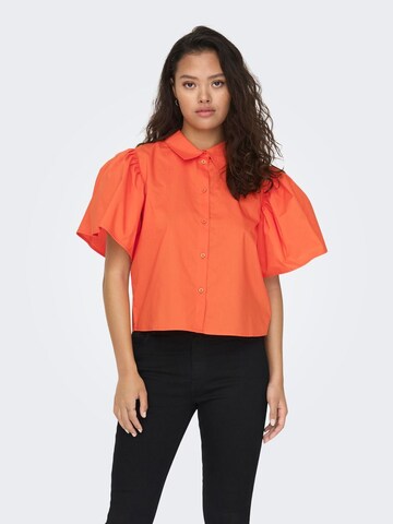 JDY - Blusa 'Melanie' en naranja: frente