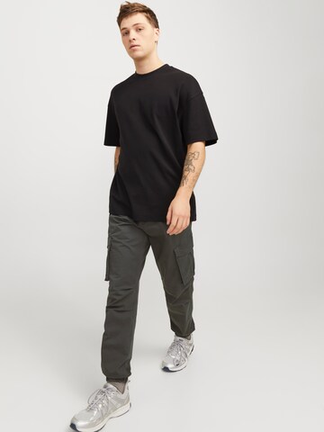 JACK & JONES Tapered Cargobyxa 'JPSTKANE JJNOAH' i grå
