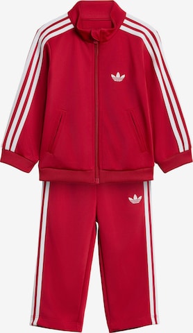 ADIDAS ORIGINALS Jogginganzug 'Firebird' in Rot: Vorderseite