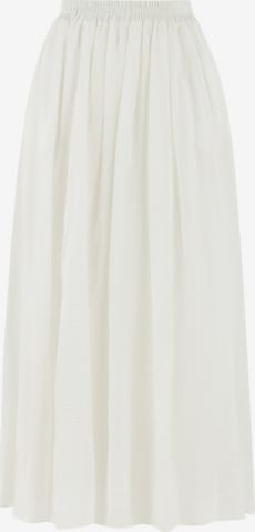 NOCTURNE Skirt in White: front