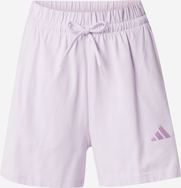 Pantaloni sportivi 'Essentials' di ADIDAS SPORTSWEAR in lilla: frontale
