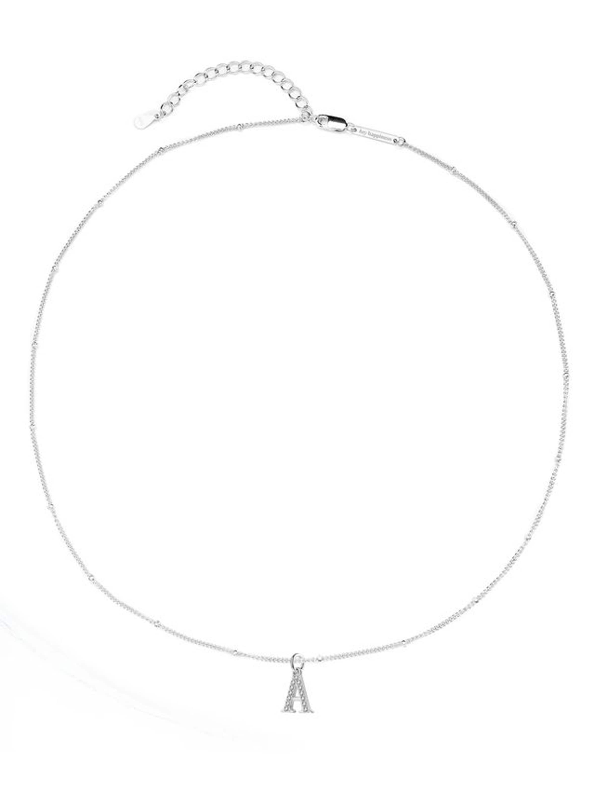 Collana 'Letter A' di Hey Happiness in argento