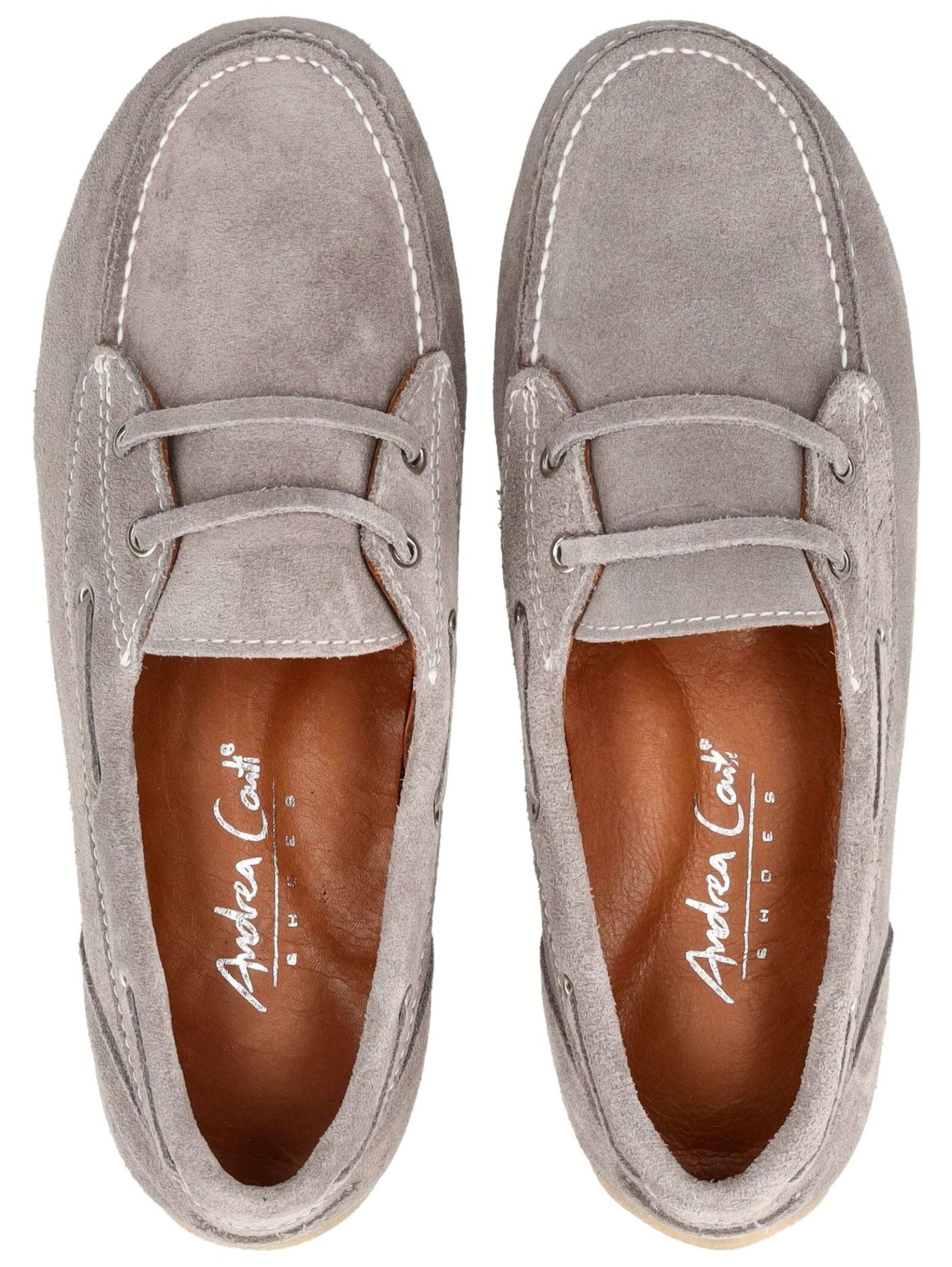 ANDREA CONTI Moccasins in Grey