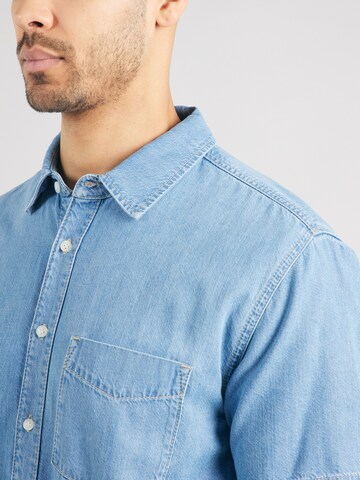TRAPP Regular fit Overhemd in Blauw