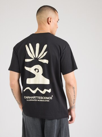 Carhartt WIP - Camiseta en negro: frente