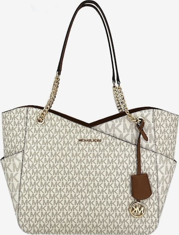 Michael Kors Schultertasche in Beige: Vorderseite