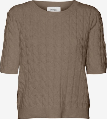 Aware Pullover 'VMLorella' in Braun: Vorderseite