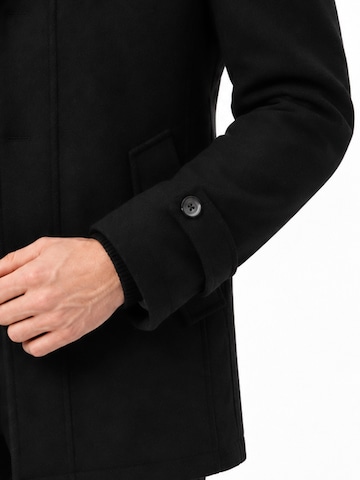 ALLTHEMEN Winterjas 'Mantelatem' in Zwart