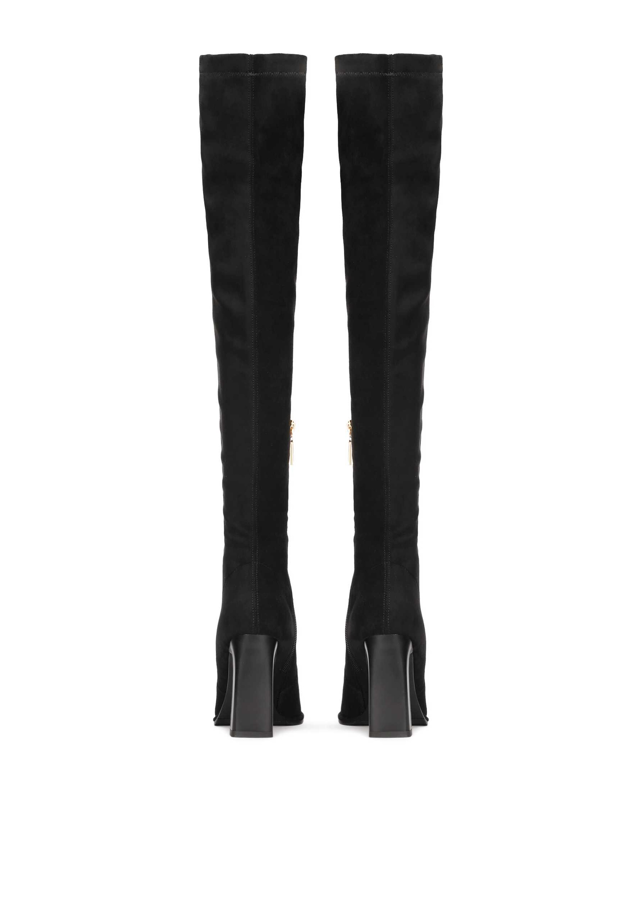 Kazar Ботуши над коляното в черно