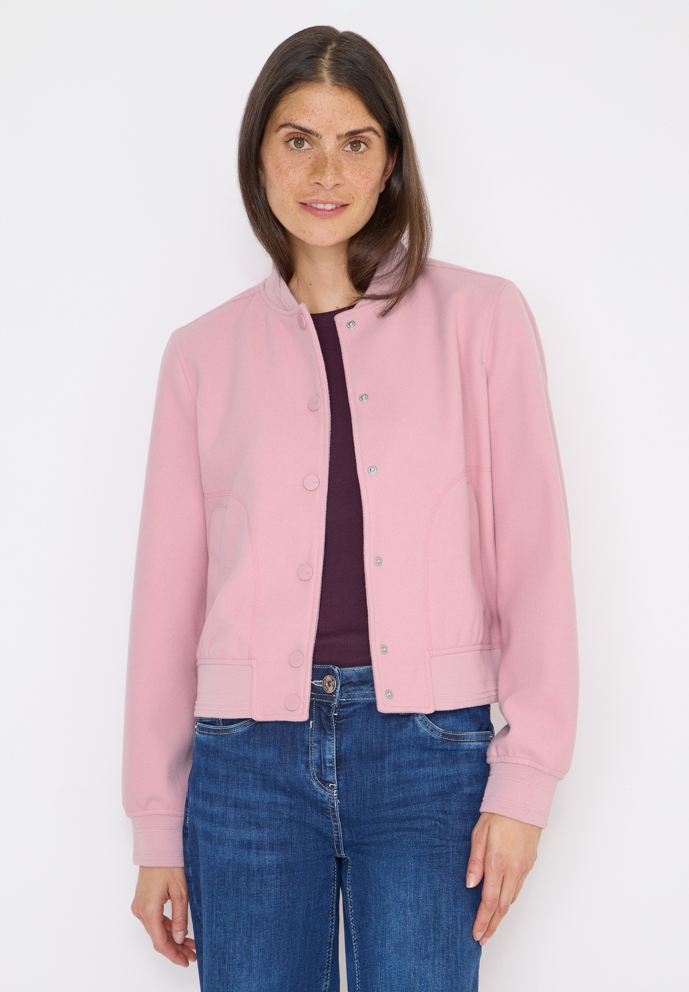 CECIL Between-Season Jacket in Pink: front