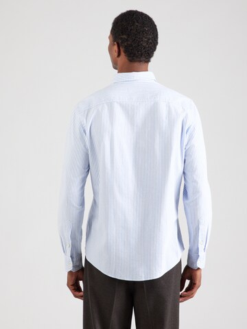 OLYMP - Ajuste regular Camisa de negocios en azul