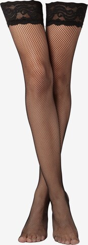 CALZEDONIA Hold-up stockings in Black: front