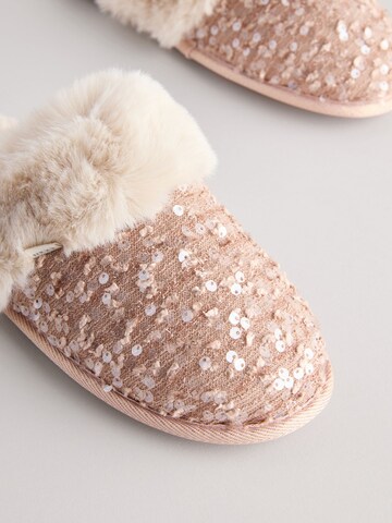 Pantoufle 'Sequin' Next en beige