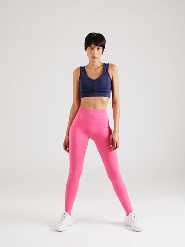 ONLY PLAY Skinny Spodnie sportowe 'ONPFRION' w kolorze różowy