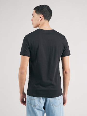 ALPHA INDUSTRIES Shirt 'Lightning' in Black