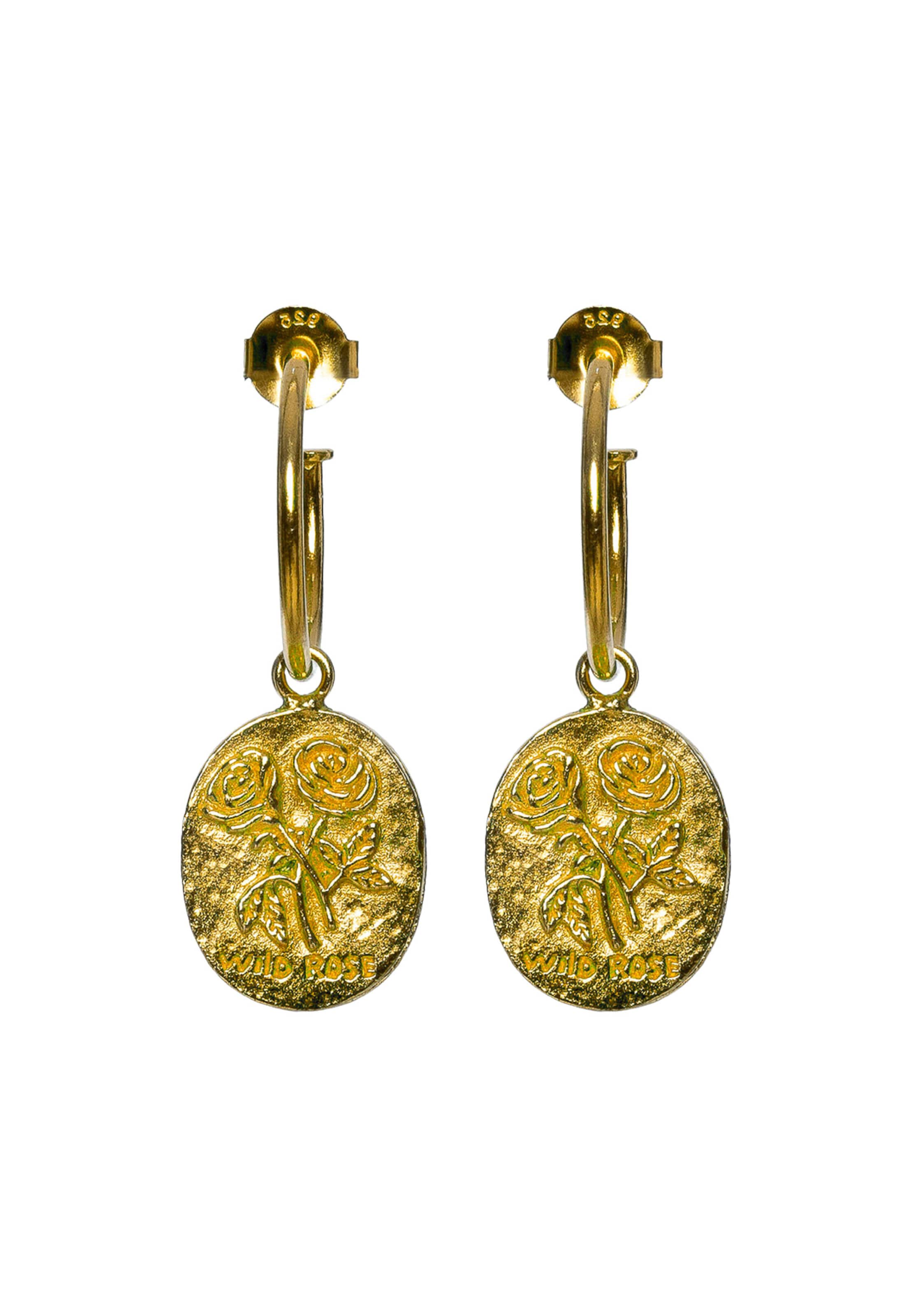 Haze&Glory Earrings 'Wild Rose' in Gold