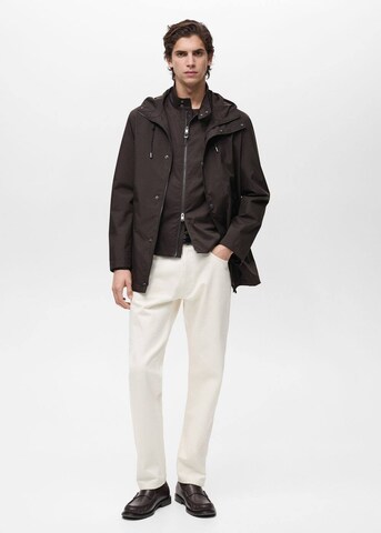 MANGO MAN Jacke 'Fortun' in Braun