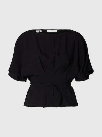 Camicia da donna di SELECTED in nero: frontale