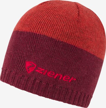 ZIENER Athletic Hat 'IRUNO' in Red: front