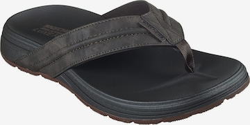 SKECHERS T-bar sandals 'Skechers Patino - Marlee' in Brown: front
