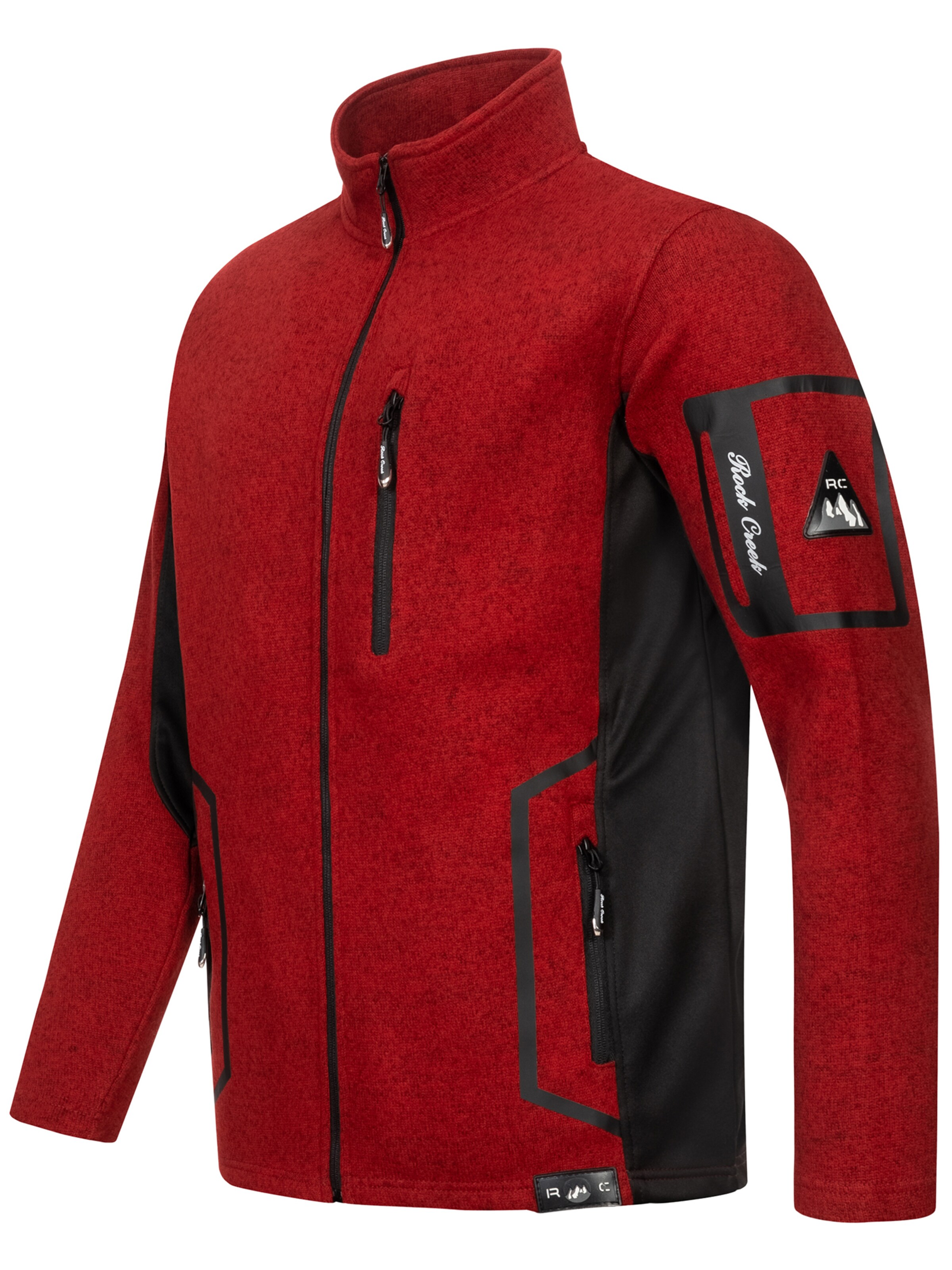 Rock Creek Fleece jacket in Red