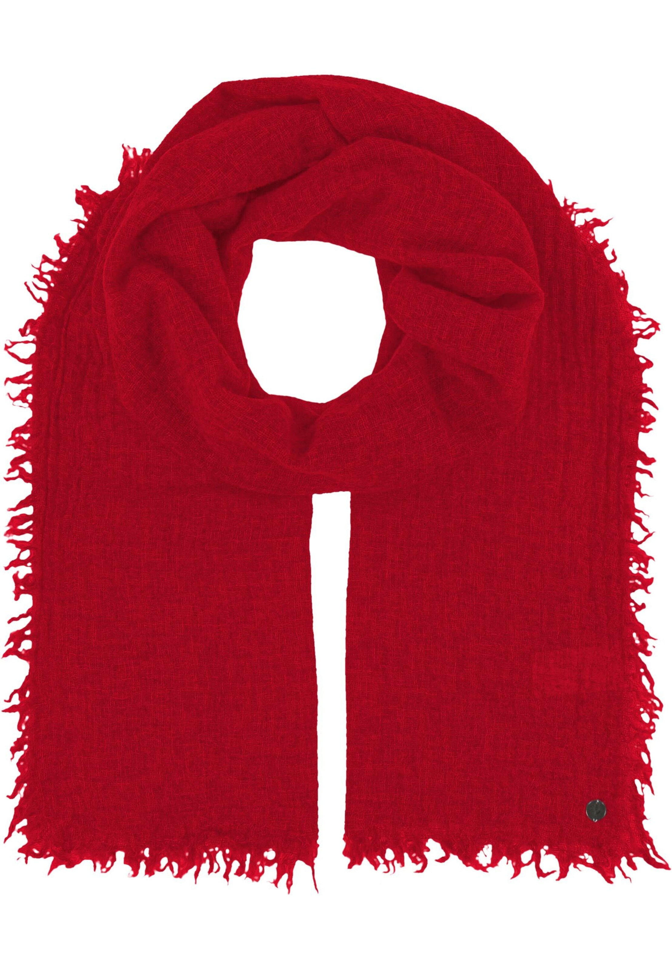FRAAS Schal in Rot: Vorderseite