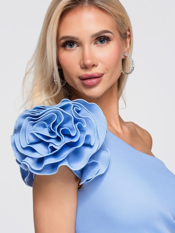 Ombre Avondjurk in Blauw