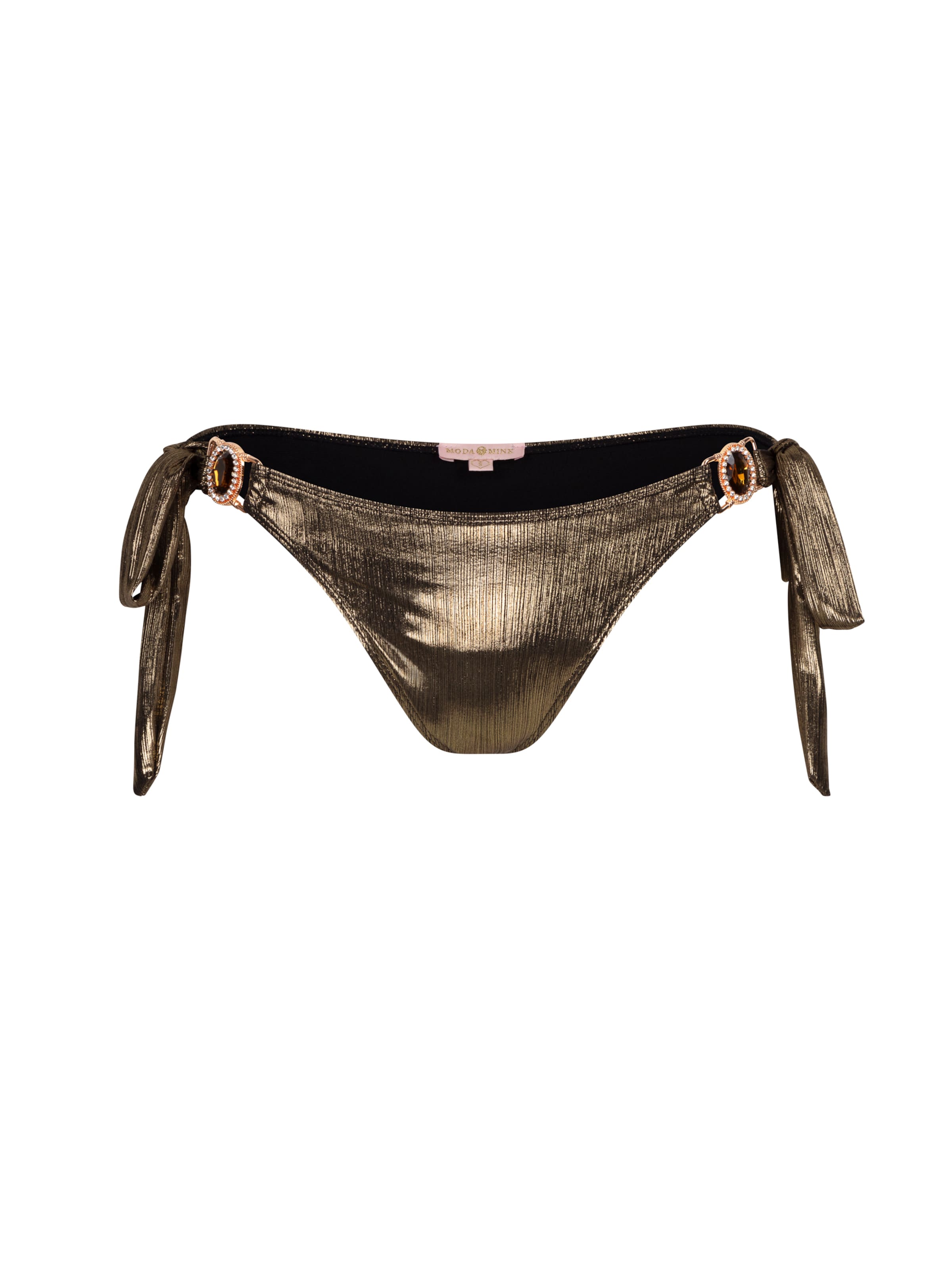 Moda Minx Bikinihose 'Amour' in Braun: Vorderseite