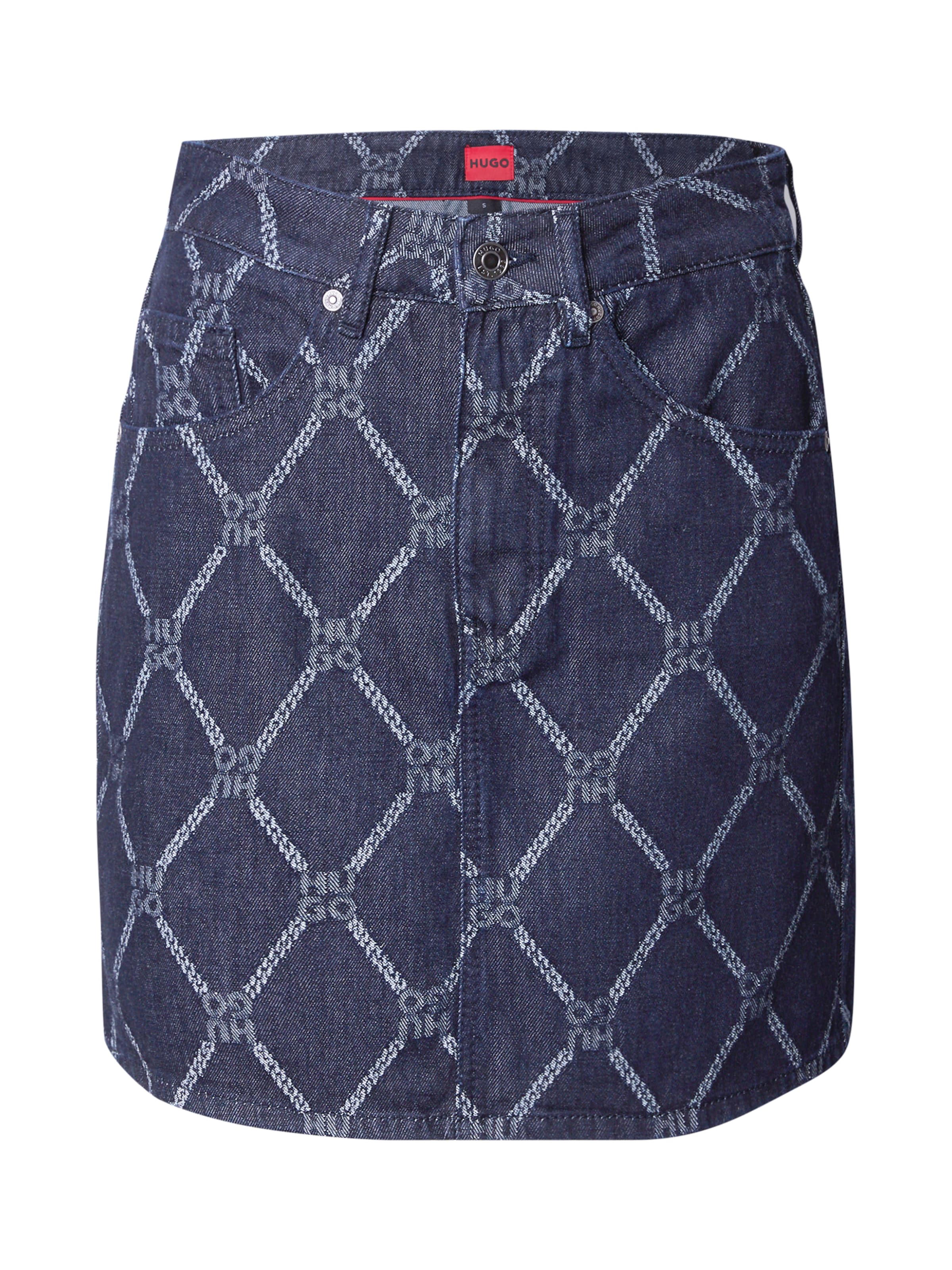 Jupe 'Gebisi' HUGO en bleu : devant