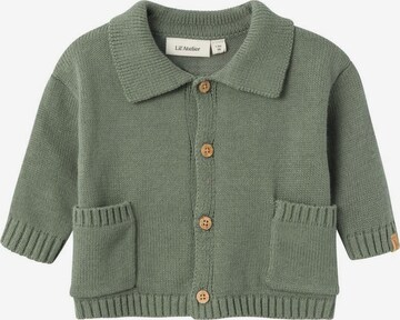 NAME IT Knit Cardigan in Green: front