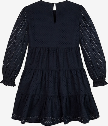 TOMMY HILFIGER Kleid 'Essential Broderie Anglaise' in Blau