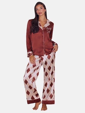 Pyjama Lipsy en rouge : devant