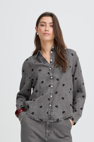 Chemisier 'BYKosmo' b.young en gris : devant