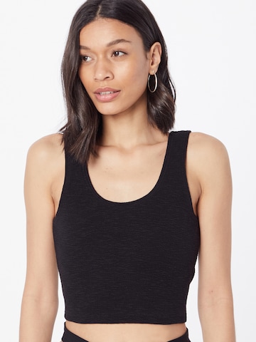 WEEKDAY Top 'Elvira' in Black: front