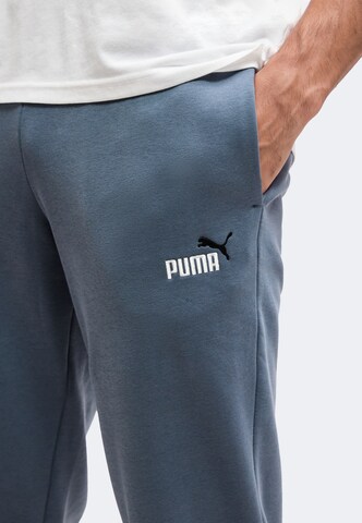 PUMA Tapered Sporthose 'ESS No. 1' in Blau
