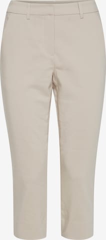 Fransa Slimfit Caprihose in Beige: predná strana