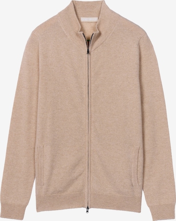 GOBI Cashmere Strickjacke 'Women's Essential Cashmere Full-Zip Cardigan' in Beige: Vorderseite