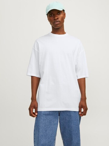 JACK & JONES Μπλουζάκι 'JJECharge' σε λευκό: μπροστά