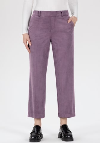 STEHMANN Loose fit Pants in Purple: front