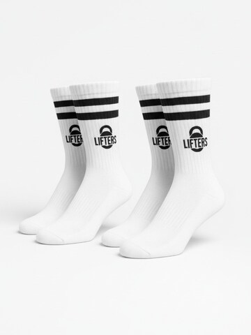 Lifters Sports socks 'Retro' in White