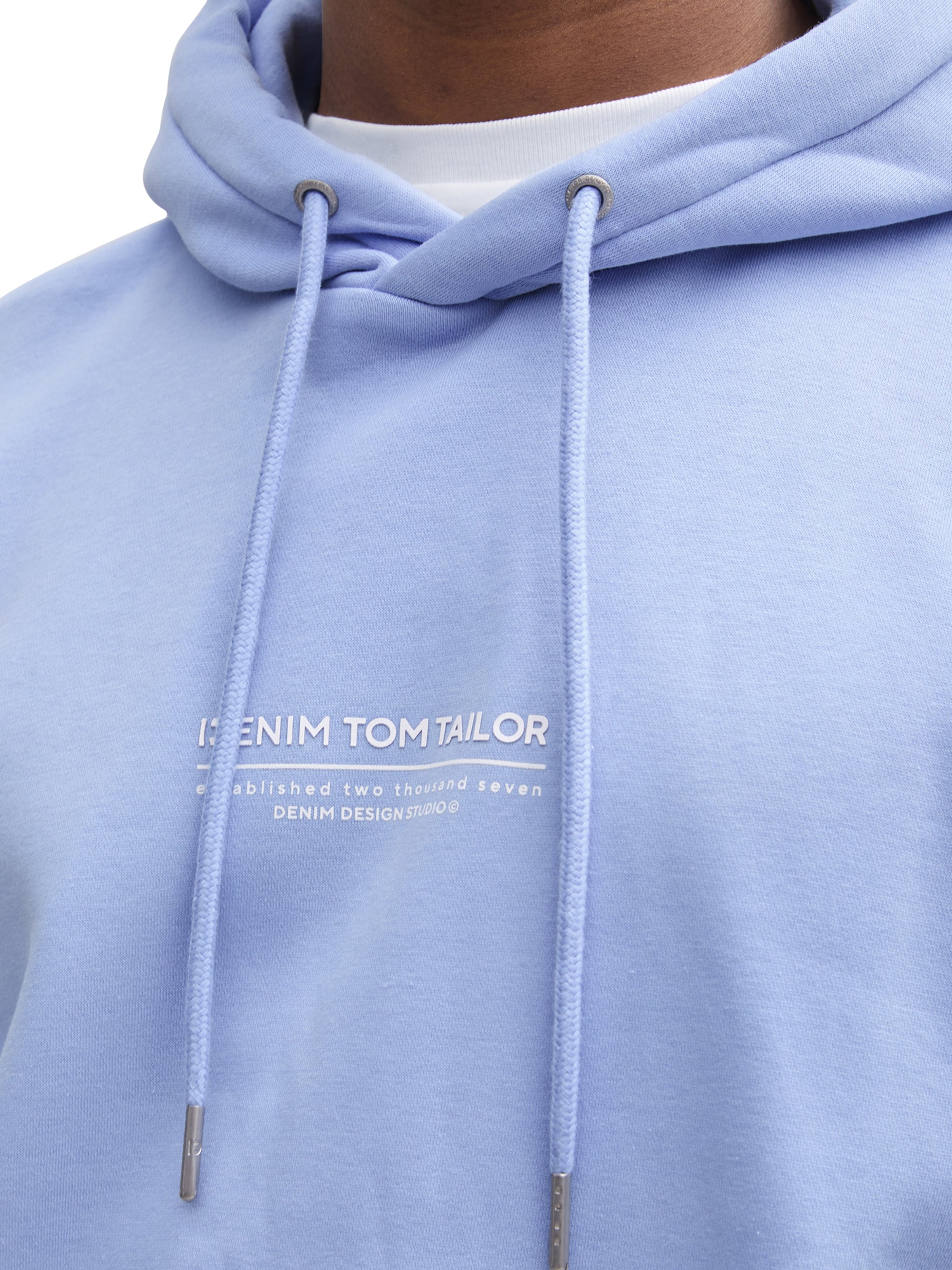 Bluză de molton de la TOM TAILOR DENIM pe albastru