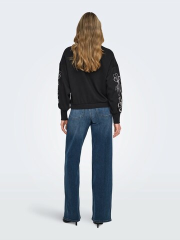 ONLY Sweatshirt in Zwart